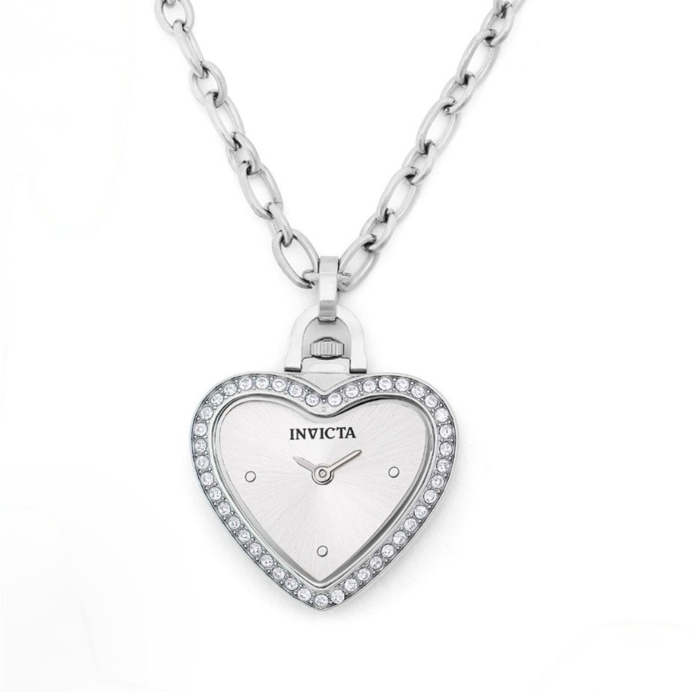 Invicta Mini Angel Women's Necklace Watch - 27.5mm, Silver (49937)